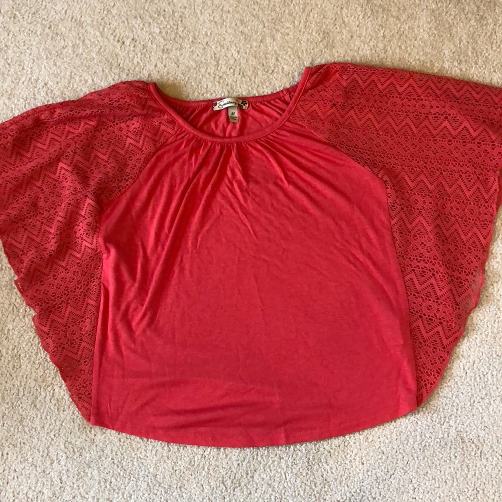 Girl’s Bat-Wing Top